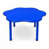 Table fleur enfant bleue en plastique 120 x 120 x 52 cm