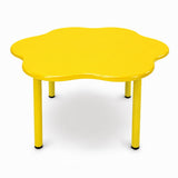Table fleur enfant jaune en plastique 120 x 120 x 52 cm