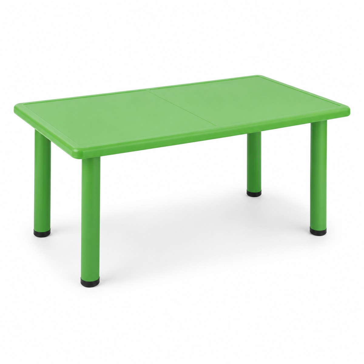 Table rectangulaire enfant verte en plastique 120 x 60 x 52 cm