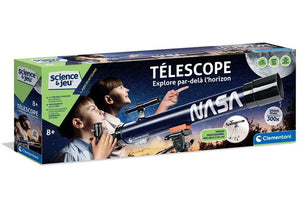 Boîte du télescope NASA Clementoni Science & Jeu 8 ans et plus
