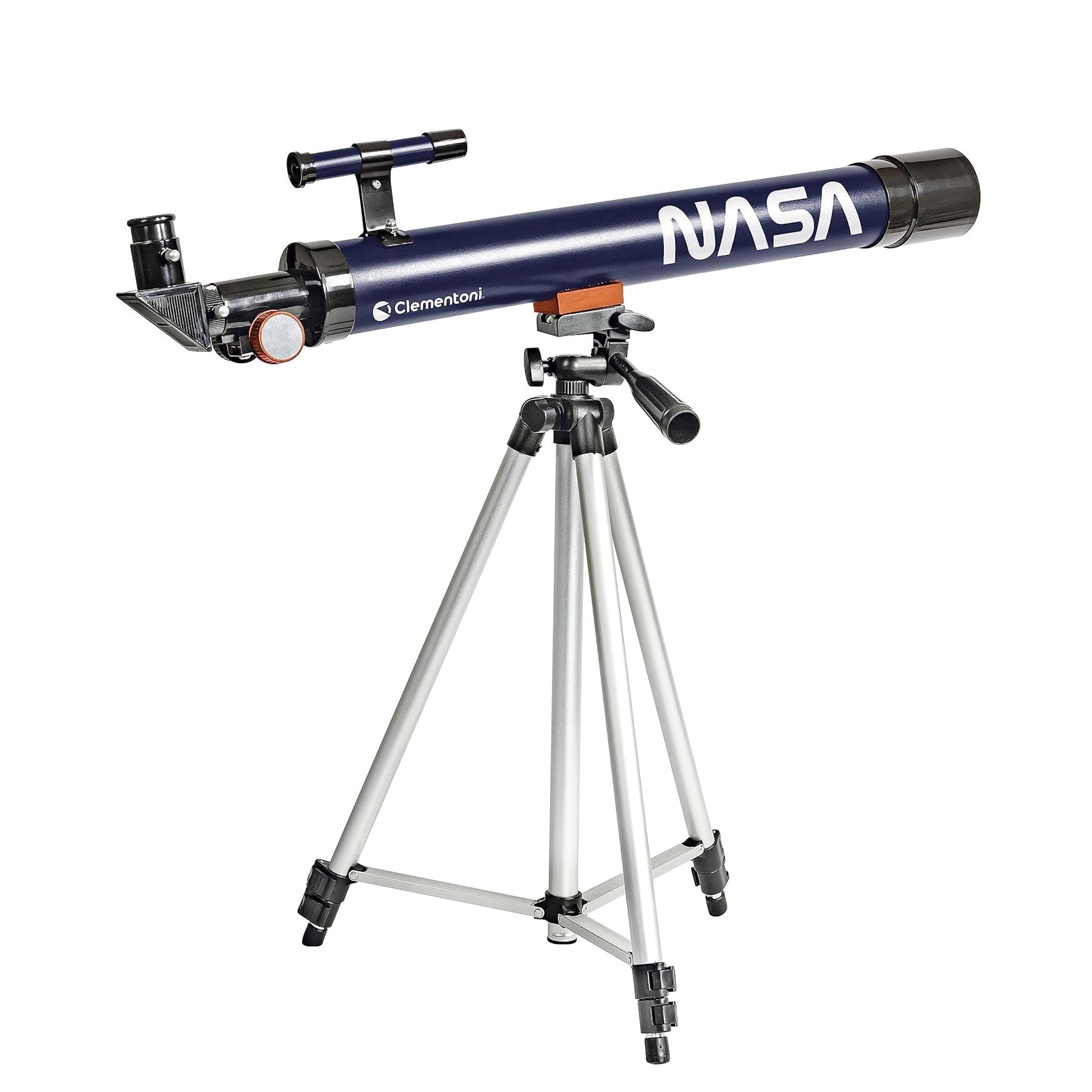 Télescope enfant NASA Clementoni monté sur son trépied réglable 130 cm
