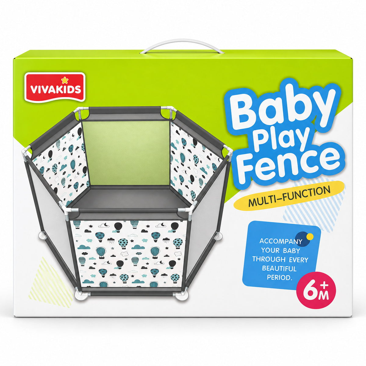 Boîte Vivakids Baby Play Fence multifonction, dès 6 mois