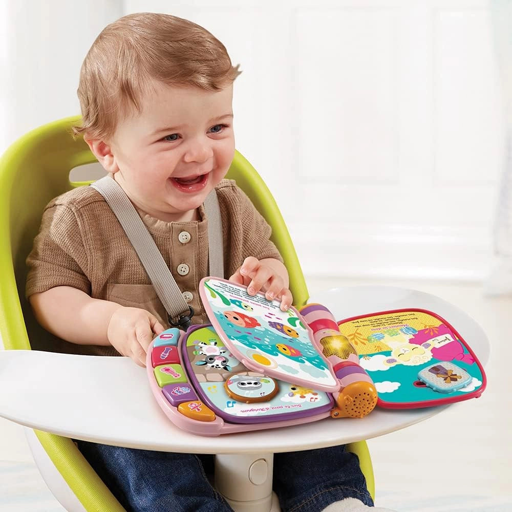Étoile lumineuse du Super livre enchanté VTech qui clignote au rythme des sons