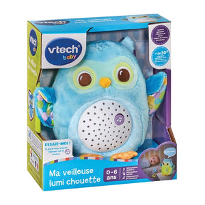 Boîte VTech Baby Ma veilleuse Lumi chouette bleu, 0 à 6 ans