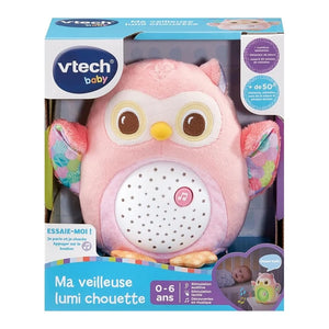 Boîte VTech Baby Ma veilleuse Lumi chouette rose, 0 à 6 ans