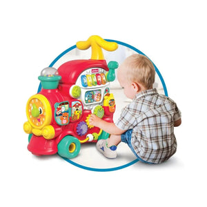 Winfun Adventure Walker train 4 en 1 rouge avec remorque