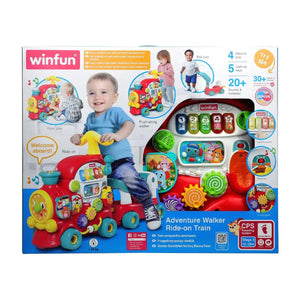 Boîte du train Winfun Adventure Walker Ride-on Train