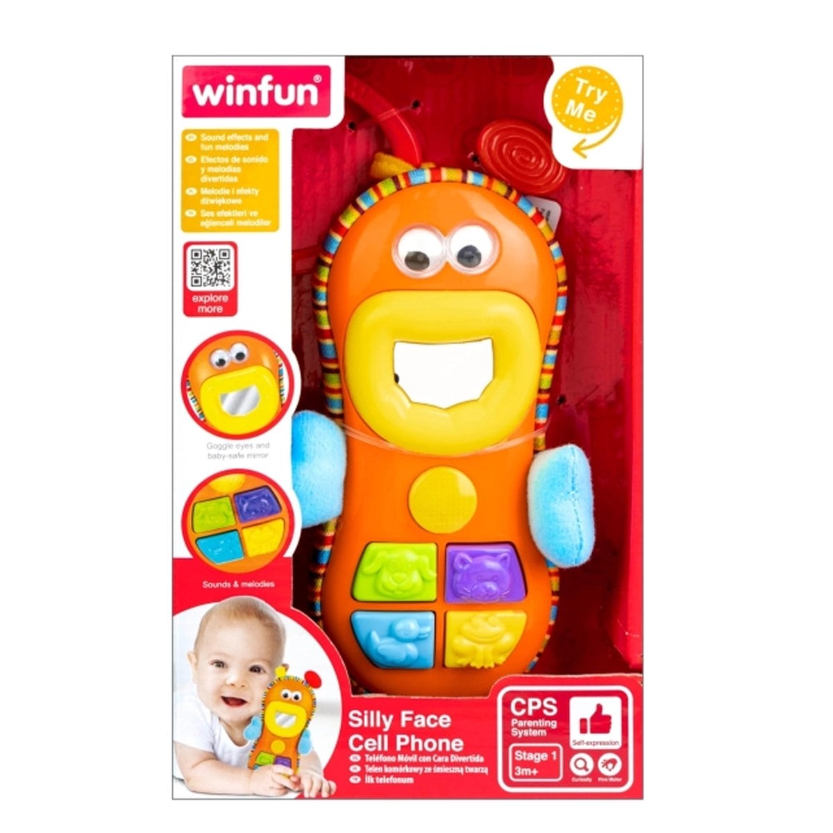 Boîte du téléphone Winfun Silly Face Cell Phone
