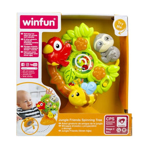 Boîte Winfun Jungle Friends Spinning Tree, Stage 2, dès 6 mois