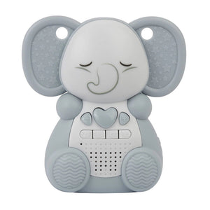 Winfun veilleuse éléphant portable grise avec bouton cœur et réglage du volume